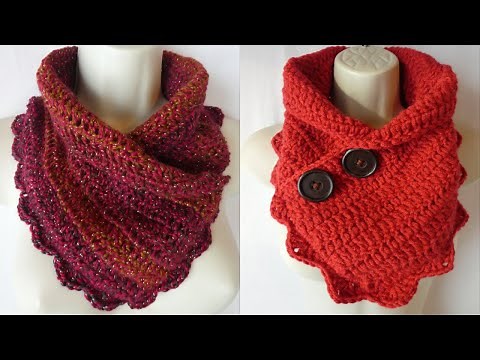 How to Crochet a Shell Scalloped Neck Warmer | Elegant and Cozy Tutorial!
