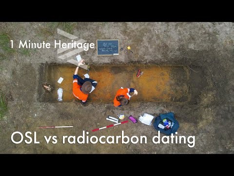 OSL versus radiocarbon dating - 1 Minute Heritage