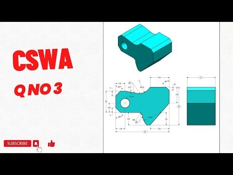 SolidWorks CSWA Sample Exam Exercise 3