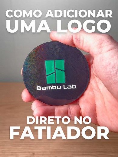 Adicione uma logo na impressão 3D com Bambu Studio