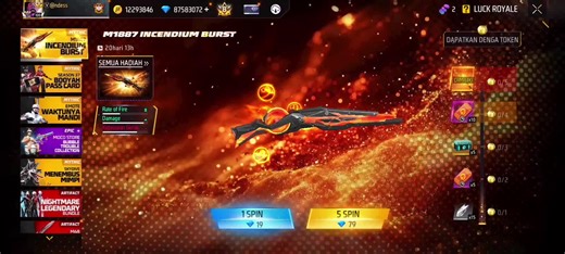 Trik Hoki di Garena Free Fire untuk Spin SG Meteor