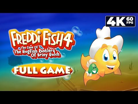 Freddi Fish 4: The Case of The Hogfish Rustlers of Briny Gulch (PC) - 4K60 Full Game Walkthrough