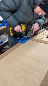 @9thumbs installed soft-close hinges with a little help from the Concealed Hinge Jig. Their closet build is looking great!👏🏼 | Kreg Tool