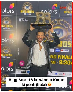 199K views · 7.1K reactions | Bigg Boss 18 ke winner Karan Veer Mehra ki pehli jhalak paps ne kaha Elvish ka system fail aur Karan hai pass  #KaranVeerMehra #biggbossjiocinema #biggboss18 | Filmygyan Viral | Facebook