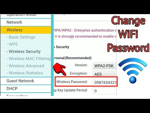 How to Change Wifi Password | Change Wifi Password