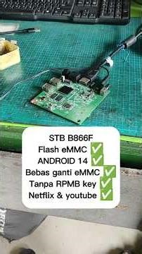Flashing STB ZTE B866F ANDROID 14 #b866f #flashing