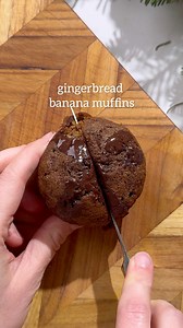 Gingerbread banana muffins - recipe in comments #easyhealthyrecipes #healthydessert | avocado_skillet