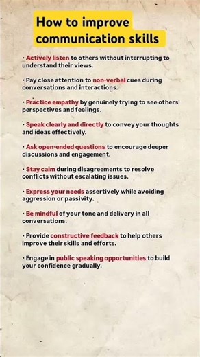 Improve Your Communication Skills #motivation #shorts #ytshorts #shortsfeed #viral #trending #yt