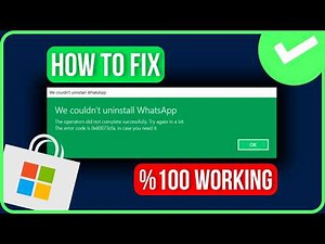 [FIXED] ERROR CODE 0x80073CFA | How to Fix 0x80073CFA Removal Failed Problem