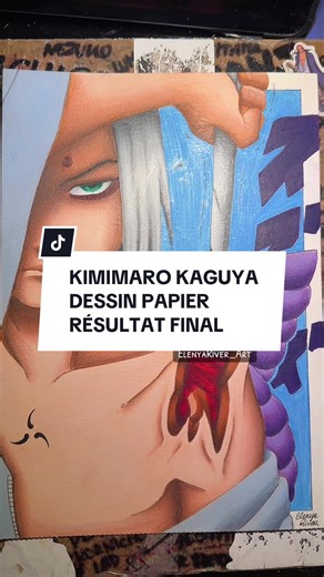 Après 30h20 de travail j’ai enfin fini Kimimaro du village caché du son de l’Univers de Naruto. Tu valides ? #dessin #manga #naruto #kimimaro #kimimarokaguya