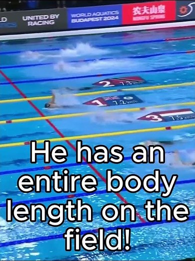 Jordan Crooks Incredibly Dominant 50 Freestyle World Record at the Short Course World Championships