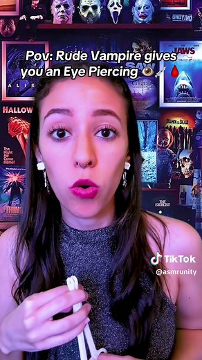 Pov: Rude Vampire gives you an Eye Piercing 👁️💉🩸