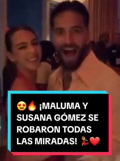 😍🔥 ¡MALUMA Y SUSANA GÓMEZ SE ROBARON TODAS LAS MIRADAS! 💃❤️ Antes de darle la bienvenida a su segundo bebé, Maluma y Susana Gómez disfrutaron de una reunión donde se les vio muy felices y cómplices. 🥹✨ Susana presumió orgullosa su hermosa barriguita de embarazo mientras bailaba junto a Maluma. 🤰🏻❤️ Y el cantante no desaprovechó el momento para consentir a su esposa. 😏🔥 Al final del baile, Maluma le dio una vuelta a Susana y terminó dándole una cariñosa palmada en el trasero, provocando r
