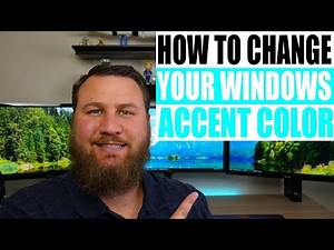 How to Change and Customize Your Microsoft Windows Accent Color (color scheme)