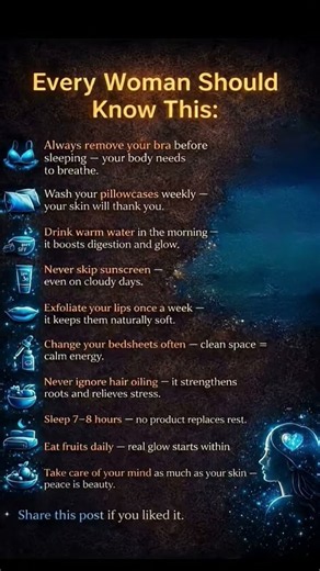 Every Women should know this ❤ | Simple self care habits for glow & peace
