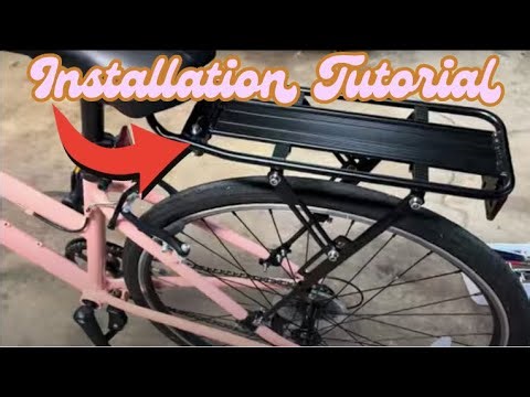 DIY Bicycle Upgrade: Rear Rack Installation Made So Simple Anyone Can Do It DON'T PAY A SHOP