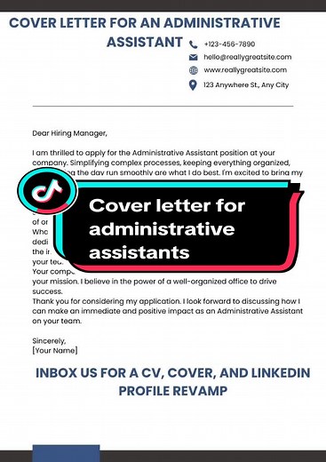 Cover Letter Tips for Administrative Assistants