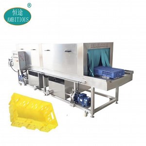 [Hot Item] Washing Machine for Plastic Box Tray Automatic Tray Basket Washing Machine