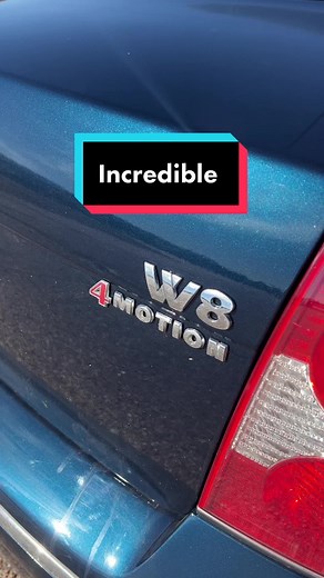 Volkswagen Passat With W8 Cylinder Engine Sound