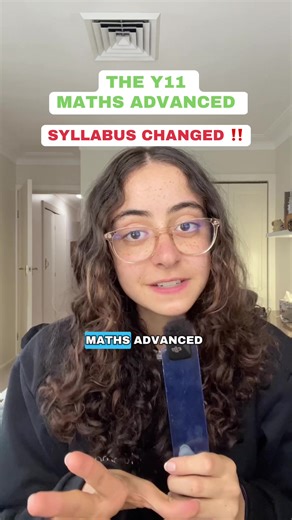 Changes in the New Year 11 Maths Advanced Syllabus