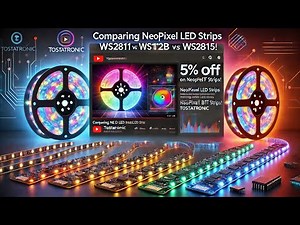 Comparativa rápida: Tiras LED NeoPixel WS2811, WS2812B y WS2815