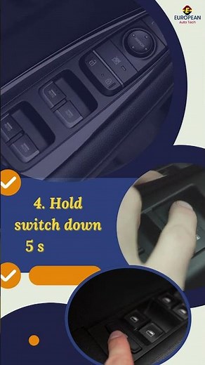 How to reset electric windows on BMW