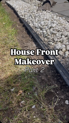 House Front Makeover: Part 2 🌿 It was the stones! Making the width of the stones along the path equal changed the look completely! I love it now and so does my neighbour! 😍 Laying turf was surprisingly easy 💪🏾 | Zee’s Home