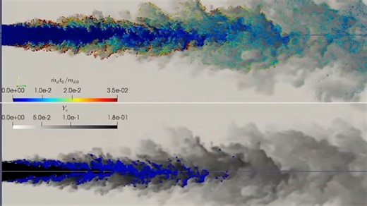 高雷诺数下湍流稀释射流的直接数值模拟