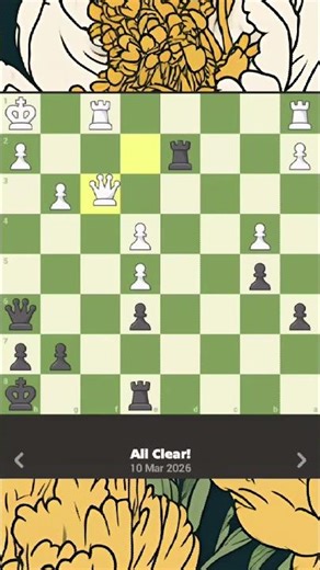 Chess puzzle solve #shortsfeed #chess #games #shortsviral #shorts