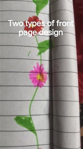 two types of front page design 😊