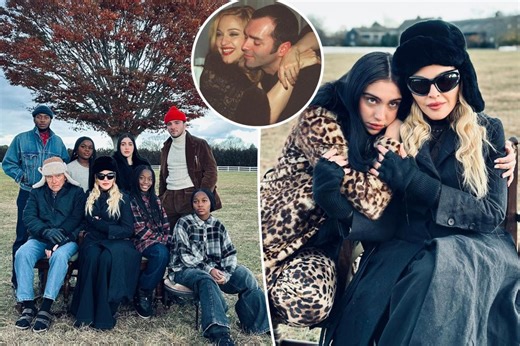 Madonna shares rare photo with father, all 6 children with heartbreaking story about her brother’s funeral