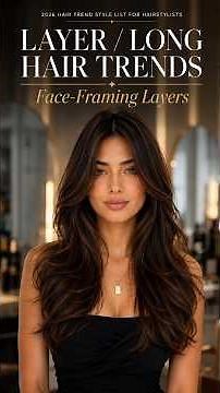2026 Face-Framing Layers Haircut Tutorial | Long Hair Trend for Hairstylists