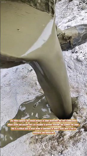 Slope Protection and Rock Stabilization:Installing Active and Passive Nets