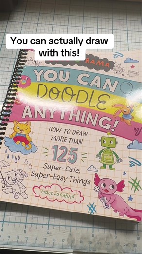 You Can Doodle Anything book review. Step-by-step drawing book for beginners and creatives who want to learn how to doodle cute animals, objects, and illustrations easily. Perfect for journaling, sketching, and learning to draw. #howtodraw #doodlebook #beginnerartist #drawingforbeginners #artbooks