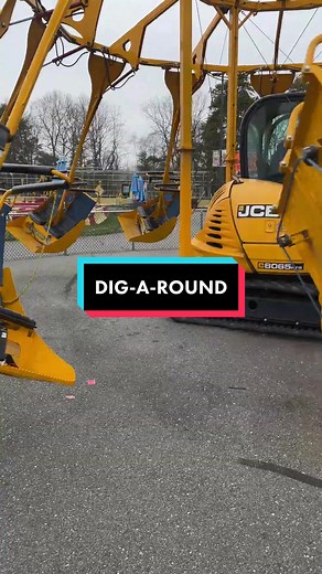 Dig-A-Round: Excavator Ride at Diggerland USA