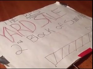 How to Make a Great Yard Sale Sign