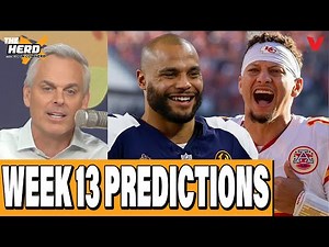 Colin Cowherd’s NFL Week 13 Predictions: Packers-Lions, 49ers-Browns, Vikings-Seahawks | THE HERD