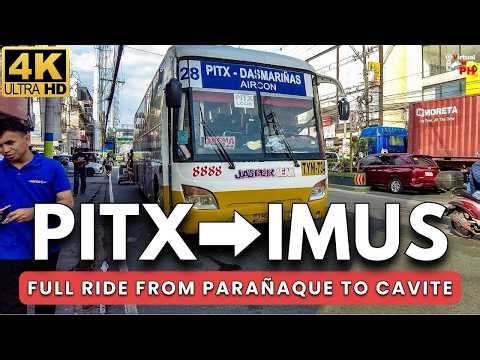 [4K] PITX to Imus Full Bus Ride | Raw Manila to Cavite Commute (POV)