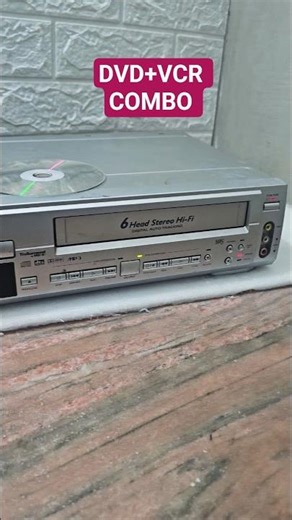Funai dpvr-2600 .#vhs #dvd #cassetteplayer #shorts