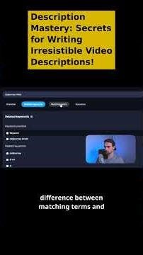 Description Mastery Secrets for Writing Irresistible Video Descriptions! #YouTube #Marketing