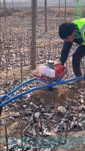 Powerful Earth Auger: Fast Hole Drilling for Planting & Fencing!