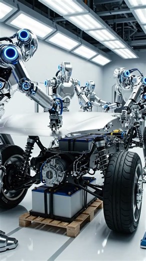 This Robot Builds an Entire Car From Scratch! 🤯