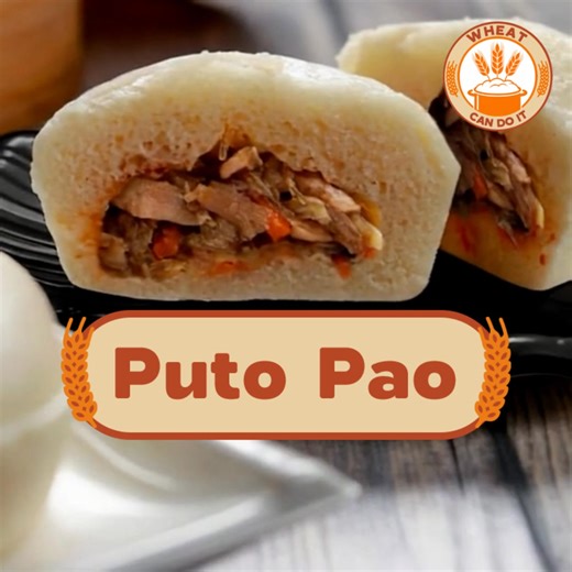 Try our fluffy, freshly steamed Puto Pao — soft rice cake filled with juicy, savory asado that hits all the right spots! 🥰 Perfect for merienda, baon, or even a quick meal on the go! #WheatCanDoIt | Go Wheat