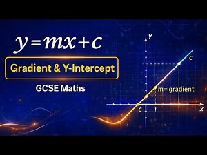 y = mx + c | Gradient & Y-Intercept Step by Step (GCSE Maths)