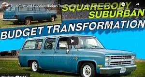 1988 Chevrolet Suburban Budget Transformation! Fresh Stance And Wheels For The Old Squarebody Burb! - BangShift.com