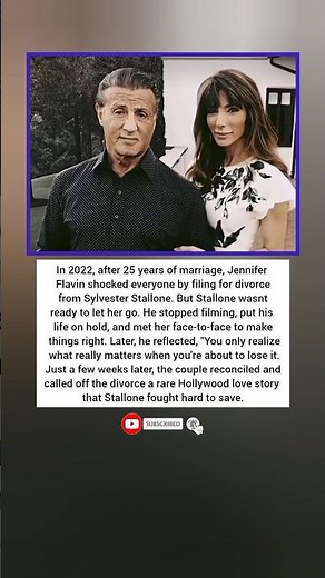 Sylvester Stallone's Greatest Fight Was For Love 🥊❤️