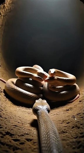 “Snake GoPro POV Inside a Dark Burrow… What It Found Was Unexpected”