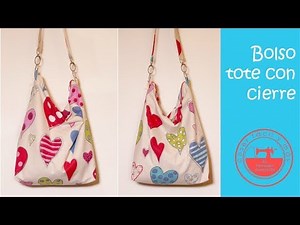 Cecilia bag, fabric tote with easy closure