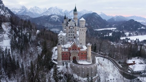 Neuschwanstein Castle, Germany: Drone tour of Disney's inspiration