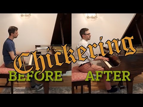 Chickering Grand BEFORE and AFTER